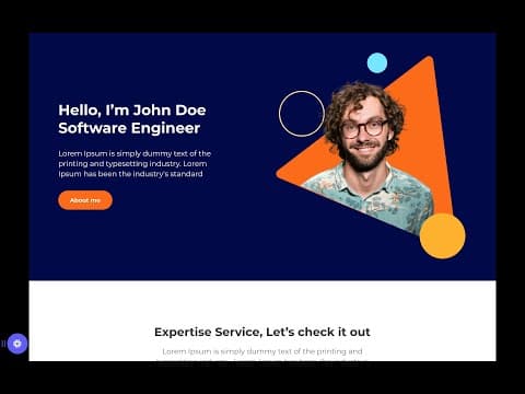 Slicing Responsive Personal Website HTML CSS & Deploy to Vercel